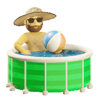 dmulleroficial verao piscina slicebrasil Sticker