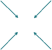 Pfeil Arrow Blue Sticker