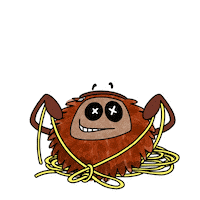 Confused Climbing Sticker by 8BPLUS