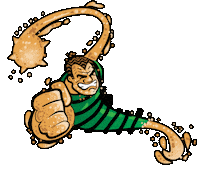 Punch Spiderman Sticker by Pingolito