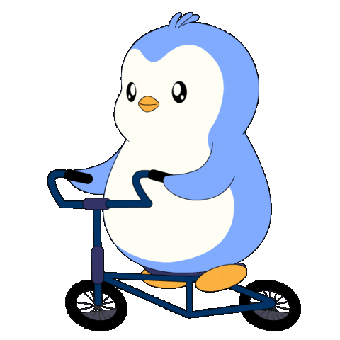 Happy Feels Good Sticker by Pudgy Penguins