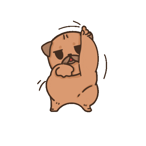 Dog Pug Sticker