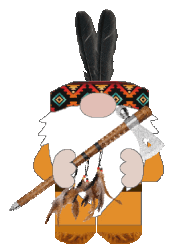 Native American Gnome Sticker
