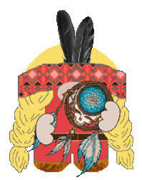 Native American Gnome Sticker
