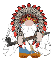 Native American Gnome Sticker