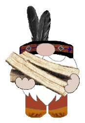 Native American Gnome Sticker