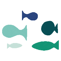 inthedeep ocean fish swimming fishies Sticker