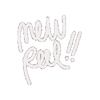 New Post Lettering Sticker