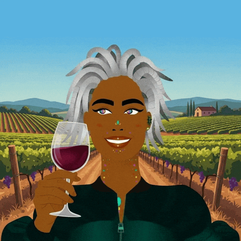 Wine Glass Smiling GIF by World Of Women