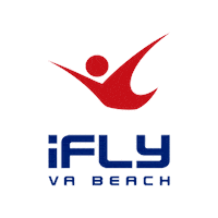 iFLYVaBeach birthday party skydiving family fun ifly Sticker