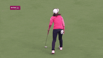 happy pink GIF by The Evian Championship