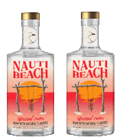 Spiced Rum Beach Sticker by Drink Nauti