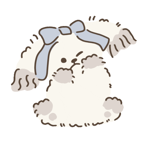 Happy Dogs Sticker by koimoffee