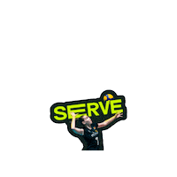 Vnl Serve Sticker by Volleyball World