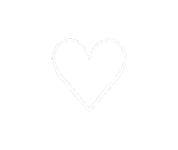 White Heart Love Sticker