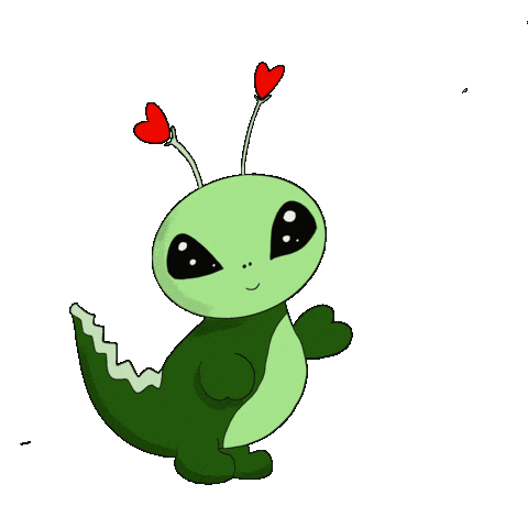 Area 51 Love Sticker