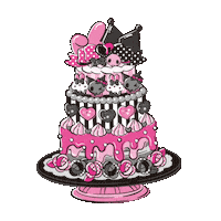 Sticker Cake Sticker by Sanrio