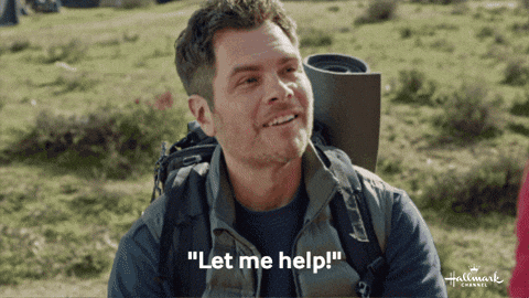 Let Me Help Camino De Santiago GIF by Hallmark Channel