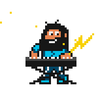 truecuckoo yeah energy beard groovy Sticker