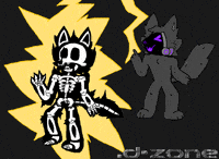 dangerzonee cartoon shocked shock skeleton GIF