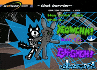 dangerzonee cartoon shocked shock bunny GIF