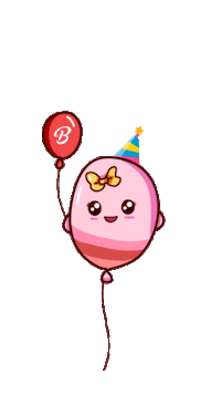 ballooney birthday balloon ballon balon Sticker