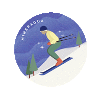 Fun Snowboarding Sticker by Mineragua