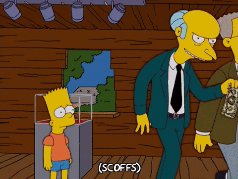 frustrated bart simpson GIF