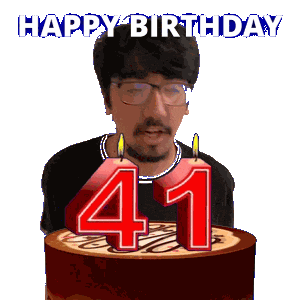 41 Years Old Sticker