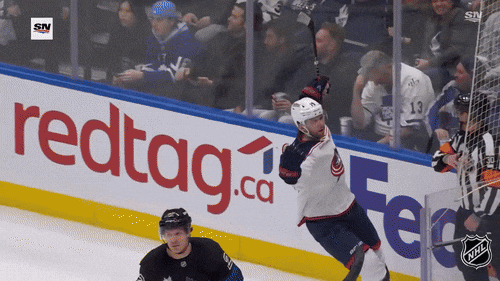 Happy Columbus Blue Jackets GIF by NHL