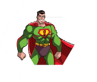 Superman Offer Sticker by Bravo Supermarket