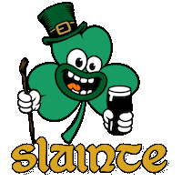 Drunk St Patricks Day Sticker