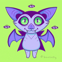 bowsully animation illustration halloween creepy GIF