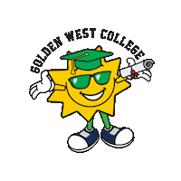 GoldenWestCollege golden west golden west college gwc grad golden west grad Sticker