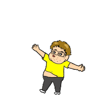 Illustration Man Sticker