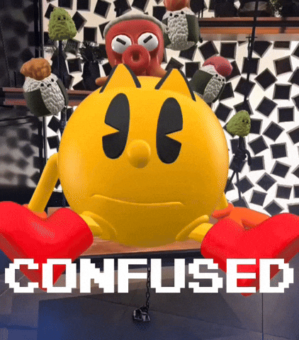 Confused Pac-Man GIF by Flickplay