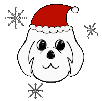 Celebrating Santa Claus Sticker