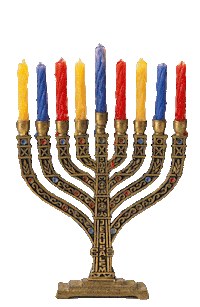 Happy Holidays Candles Sticker by Faith Holland