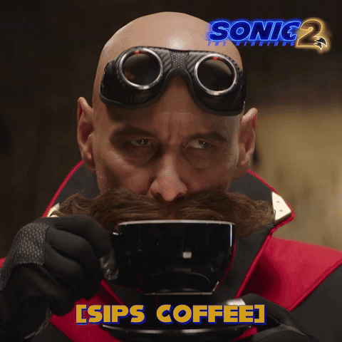 [sips coffee]