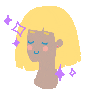 Hand Drawn Hair Cut Sticker