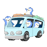Travel Leaving Sticker by Pudgy Penguins