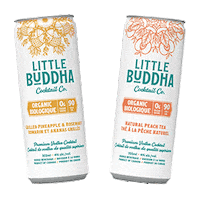 Happy Little Buddha Sticker by Little Buddha Cocktail Co.