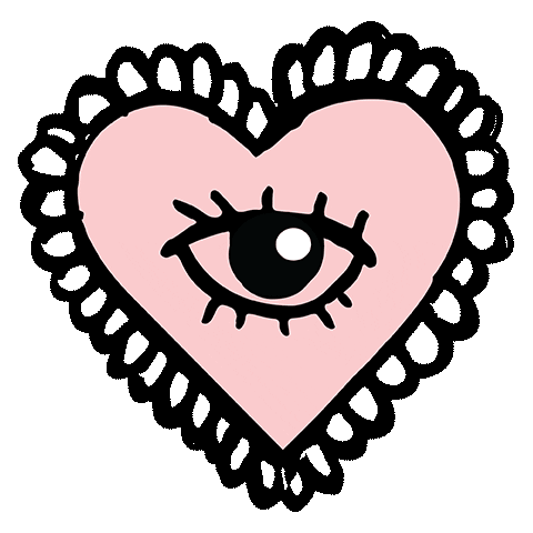 Heart Pink Sticker