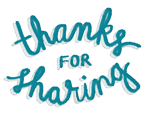 Thanks For Sharing Thank You Sticker by Amazon Photos
