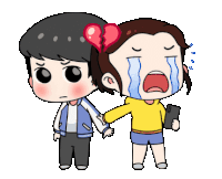 animation couple Sticker
