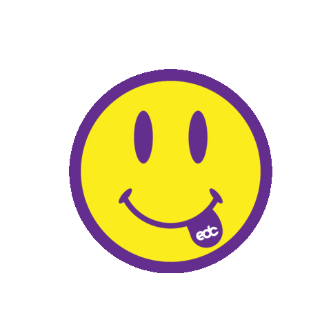 Smiley Face Tongue Sticker by Insomniac Events