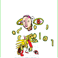 pop art animation STICKER by Dax Norman