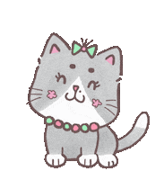 Molecat happy cat excited shake Sticker