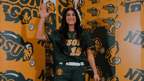 Softball GIF by NDSU Athletics