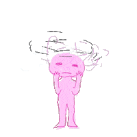 Sad Too Much Sticker